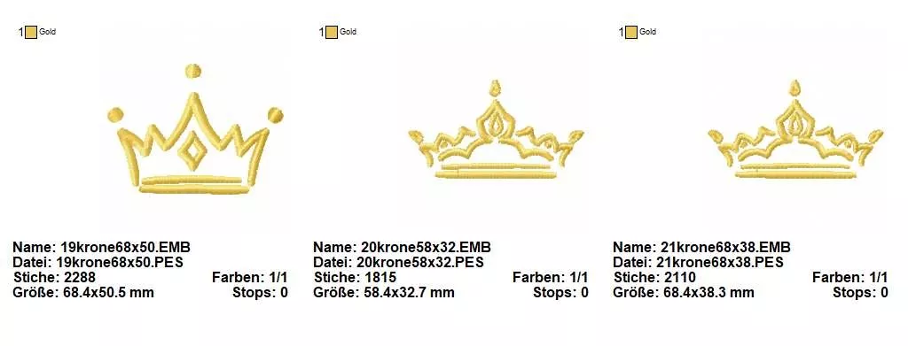 Stickdatei Set ITH KFZ-Schein Hüllen Uebersicht 10