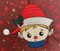 Preview: Stickdatei Set Christmas Faces Vollstick Preview: Stickdatei Set Christmas Faces Vollstick