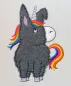 Preview: Stickdatei Donkeycorn Doodle Applikation in 5 Größen Preview: Stickdatei Donkeycorn Doodle Applikation in 5 Größen