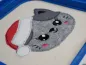Preview: Freebie Stickdatei Christmas Cat Doodle Applikation Preview: Freebie Stickdatei Christmas Cat Doodle Applikation