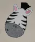 Preview: Stickdatei Zebra Applikation + ITH Anhänger Preview: Stickdatei Zebra Applikation + ITH Anhänger