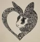 Preview: Stickdatei Set Hase mit Herz inkl. Dateien für Bestecktaschen und Stabdesign (div. Größen) Preview: Stickdatei Set Hase mit Herz inkl. Dateien für Bestecktaschen und Stabdesign (div. Größen)