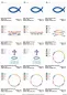 Preview: Stickdatei Set christliche Symbole Preview: Stickdatei Set christliche Symbole