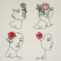 Preview: Stickdatei Set Beauties - ITH Kosmetiktaschen & dekorative Gesichter