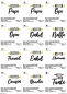 Preview: Stickdatei Set ITH Schokohüllen "die besten" inkl. Schriftzüge Preview: Stickdatei Set ITH Schokohüllen "die besten" inkl. Schriftzüge
