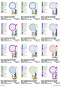 Preview: Stickdatei Set ITH Mug Rugs "die besten" inkl. Schriftzüge Preview: Stickdatei Set ITH Mug Rugs "die besten" inkl. Schriftzüge