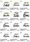 Preview: Stickdatei Set ITH Mug Rugs "die besten" inkl. Schriftzüge Preview: Stickdatei Set ITH Mug Rugs "die besten" inkl. Schriftzüge