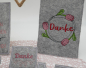Preview: Stickdatei Set Danke mit ITH Schokohüllen, Anhängern, Grußkarten & Einzelmotiven