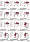 Preview: Stickdatei Set Floral Cat Übersicht der Stickdateigrößen und Varianten Seite 1 Preview: Stickdatei Set Floral Cat Übersicht der Stickdateigrößen und Varianten Seite 1