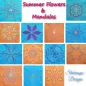 Preview: Stickdatei Set Summer Flowers & Mandalas (div. Größen)