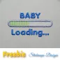 Preview: Ladebalken mit Schriftzug BABY Loading