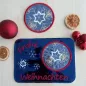 Preview: Freebie Stickdatei ITH Mug Rug Frohe Weihnachten (10x10 und 13x18)
