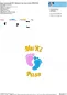 Mobile Preview: Freebie Stickdatei Schriftzug MuKi Pass mit Füßchen