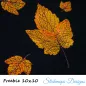 Mobile Preview: Herbstblatt in gelb und orange Tönen