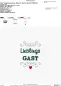 Preview: Freebie Stickdatei Lieblingsgast. Abbildung mit Foto eines komplett erstellten Emblems nebst Übersicht mit drei Dateien (Schriftzug, Zierranken, Herz) zur Erstellung der Komplettausfertigung.