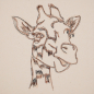 Preview: Stickdatei Giraffe Scribble Preview: Stickdatei Giraffe Scribble