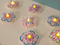Mobile Preview: Stickdatei Set ITH LED Cover Summer-Lights