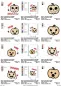 Preview: Stickdatei Set ITH Lichtbeutel Halloween (13x18 Rahmen) plus Einzelmotive, Übersicht mit 12 Motiven. 4 mal diverse Kürbisse mit Schriftzug. 4 mal Lichtbeutel mit Kürbis und Schriftzug; 4 mal einzelne diverse Kürbisse. Schriftzüge: "WUAHH" mit Spinne; "HAP Preview: Stickdatei Set ITH Lichtbeutel Halloween (13x18 Rahmen) plus Einzelmotive, Übersicht mit 12 Motiven. 4 mal diverse Kürbisse mit Schriftzug. 4 mal Lichtbeutel mit Kürbis und Schriftzug; 4 mal einzelne diverse Kürbisse. Schriftzüge: "WUAHH" mit Spinne; "HAP