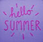 Preview: Stickdatei Set Hello Summer Cat Doodle Applikation inkl. ITH Anhänger