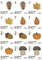 Preview: Stickdatei Set Herbstmotive Preview: Stickdatei Set Herbstmotive