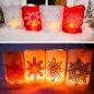 Preview: Stickdatei Set ITH Lichtbeutel mit Wintermandalas (13x18 und 16x26)