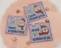 Preview: Stickdatei Set ITH Christmascover mit Bärchen, Schneemann und Pinguin.