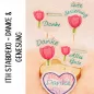 Preview: Stickdatei Set Danke & Genesung-Stabdesigns