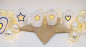 Preview: Stickdatei Set ITH LED Cover Engel, Sterne & Herzen