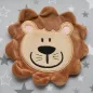 Preview: Stickdatei 3D Löwe Applikation
