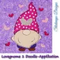 Preview: Stickdatei Lovegnome 1 mit Herzen Doodle-Applikation Preview: Stickdatei Lovegnome 1 mit Herzen Doodle-Applikation