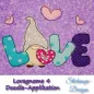Preview: Stickdatei Lovegnome 4 Doodle-Applikation Preview: Stickdatei Lovegnome 4 Doodle-Applikation