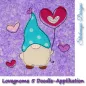 Preview: Stickdatei Lovegnome 5 Doodle-Applikation Preview: Stickdatei Lovegnome 5 Doodle-Applikation
