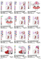 Mobile Preview: Stickdatei Set Lovegnomes Sparset 4 in 1 mit Dateien für Mugrugs, Schokohüllen, Anhänger und Stabdesigns