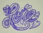 Preview: Stickdatei Love inkl. ITH Anhänger Herzen Preview: Stickdatei Love inkl. ITH Anhänger Herzen