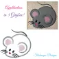 Preview: Stickdatei Maus Applikation in 3 Größen Preview: Stickdatei Maus Applikation in 3 Größen