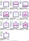 Preview: Stickdatei Set ITH Gutschein- und Schokohüllen Danke und Geburtstag Preview: Stickdatei Set ITH Gutschein- und Schokohüllen Danke und Geburtstag