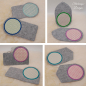 Preview: Stickdatei Set ITH Mug Rugs XXL mit 102 Dateien Preview: Stickdatei Set ITH Mug Rugs XXL mit 102 Dateien