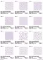 Preview: Übersicht Seite 6 Stickdatei Set Quiltblocks Vol. I - Basics Mäanderfüllung 10 Größen je 10 Designs