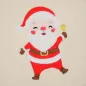 Preview: Weihnachtsmann mit roten Bäckchen und Glocke in der Hand