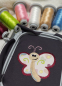 Preview: Stickdatei Schmetterling Applikation in 3 Größen