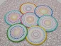 Preview: Stickdatei Set ITH Summer-Coaster in buntem Design Preview: Stickdatei Set ITH Summer-Coaster in buntem Design