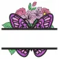 Preview: Schmetterling Monogramm Motiv