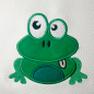 Preview: Stickdatei Frosch Applikation in 3 Größen