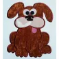 Preview: Stickdatei für eine Hundeapplikation. Preview: Stickdatei für eine Hundeapplikation.