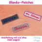 Preview: Blanko Patches Stickdatei Set mit vielen Formen
