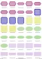 Preview: Stickdatei Set Blanko Beanie Labels - Handtuchlabels