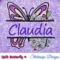 Preview: Stickdatei Split Butterfly 4 Preview: Stickdatei Split Butterfly 4