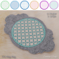 Preview: Stickdatei Set ITH Mug Rug 9 Preview: Stickdatei Set ITH Mug Rug 9