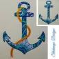 Preview: Anker mit Mandalamuster mit und ohne Seil Preview: Anker mit Mandalamuster mit und ohne Seil