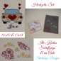 Preview: Stickdatei Set Hochzeit
